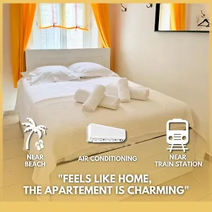 L'echappee De Riviera I Centre-ville I Climatise I Proche Gare Et I Ideal Couple Et Famille Apartment